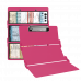 WhiteCoat Clipboard® Trifold - Pink Critical Care Edition